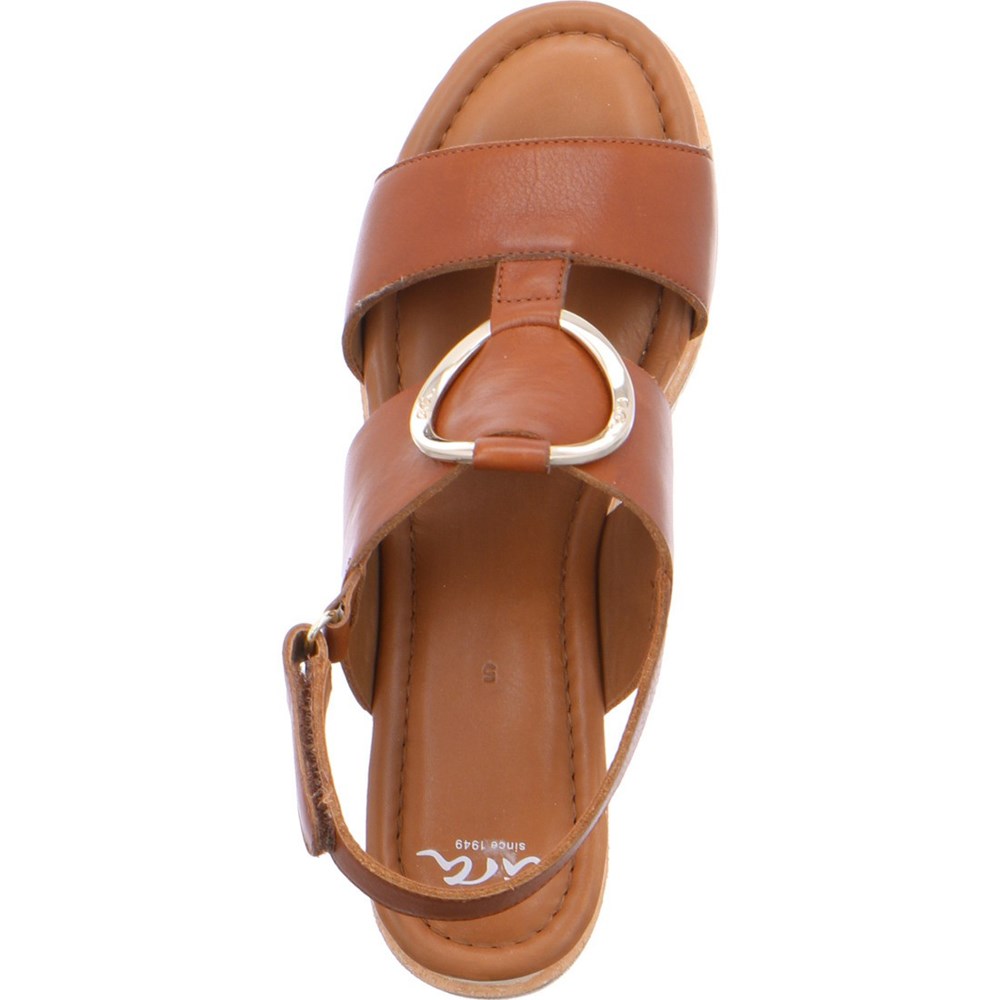 Sandales ARA Durban cognac Marron Femme | CSW-11311206