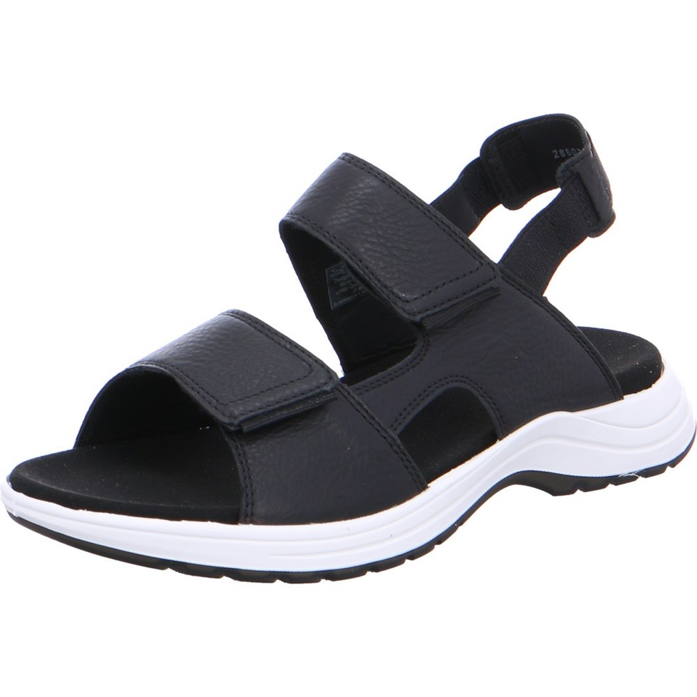 Sandales ARA Panama Noir Femme | SQY-55480596