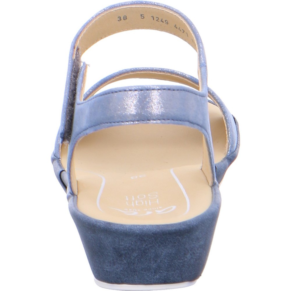 Sandales ARA Capri Bleu Femme | LPE-39185636