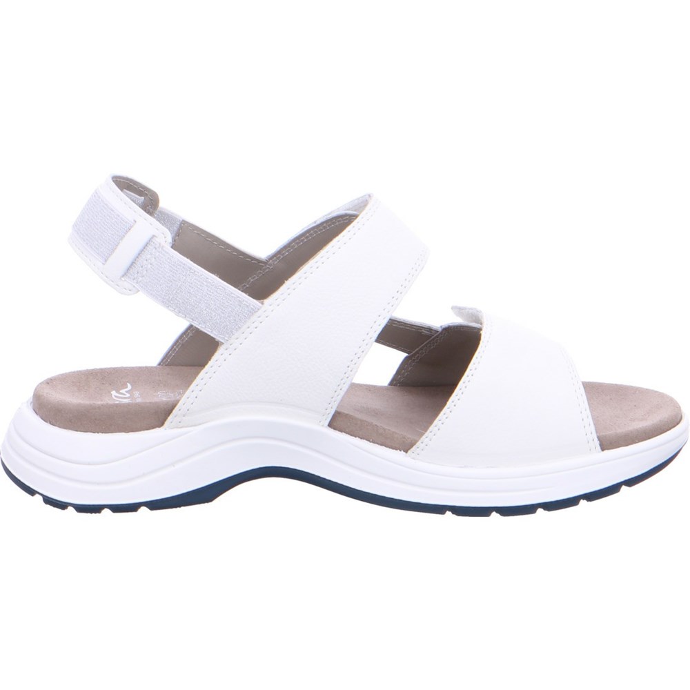 Sandales ARA Panama Blanche Femme | BXG-81816386