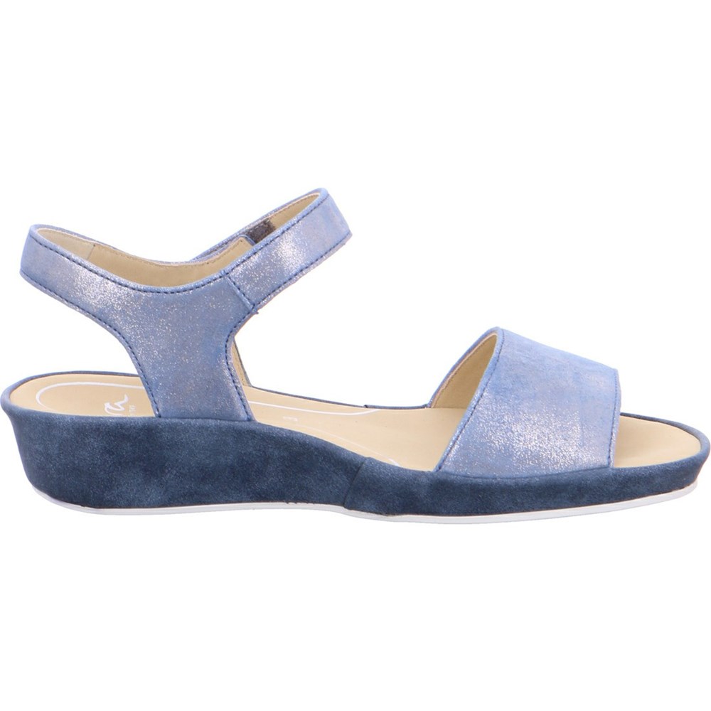 Sandales ARA Capri Bleu Femme | LPE-39185636