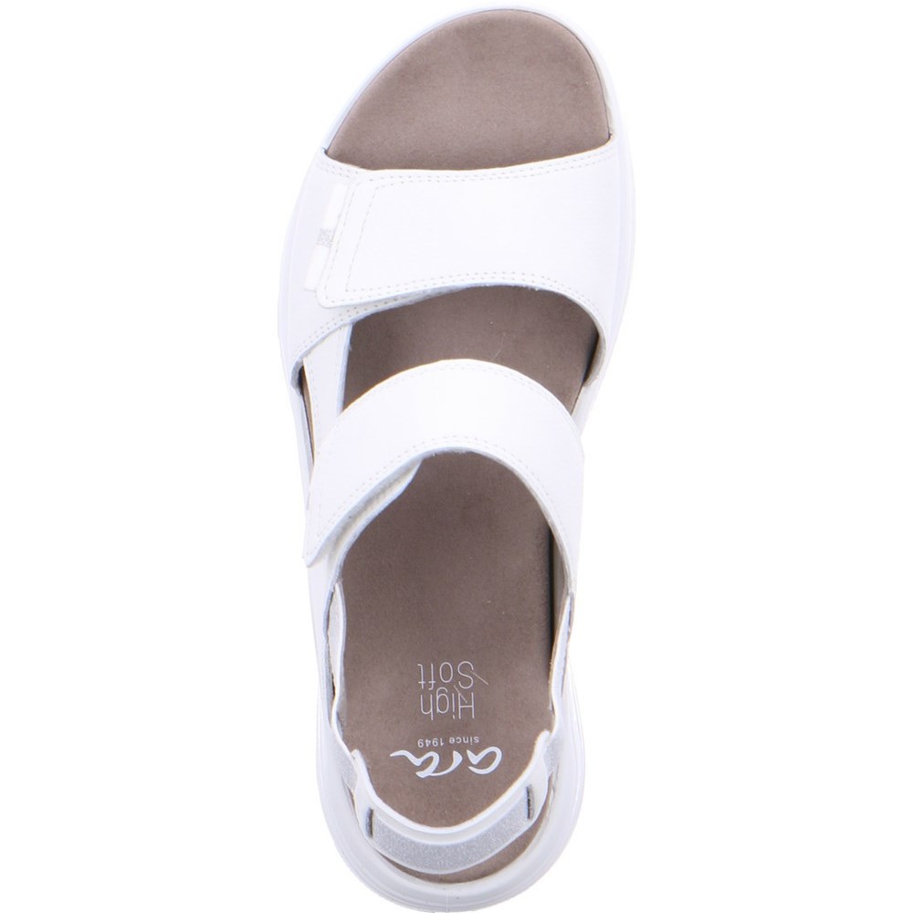 Sandales ARA Panama Blanche Femme | BXG-81816386