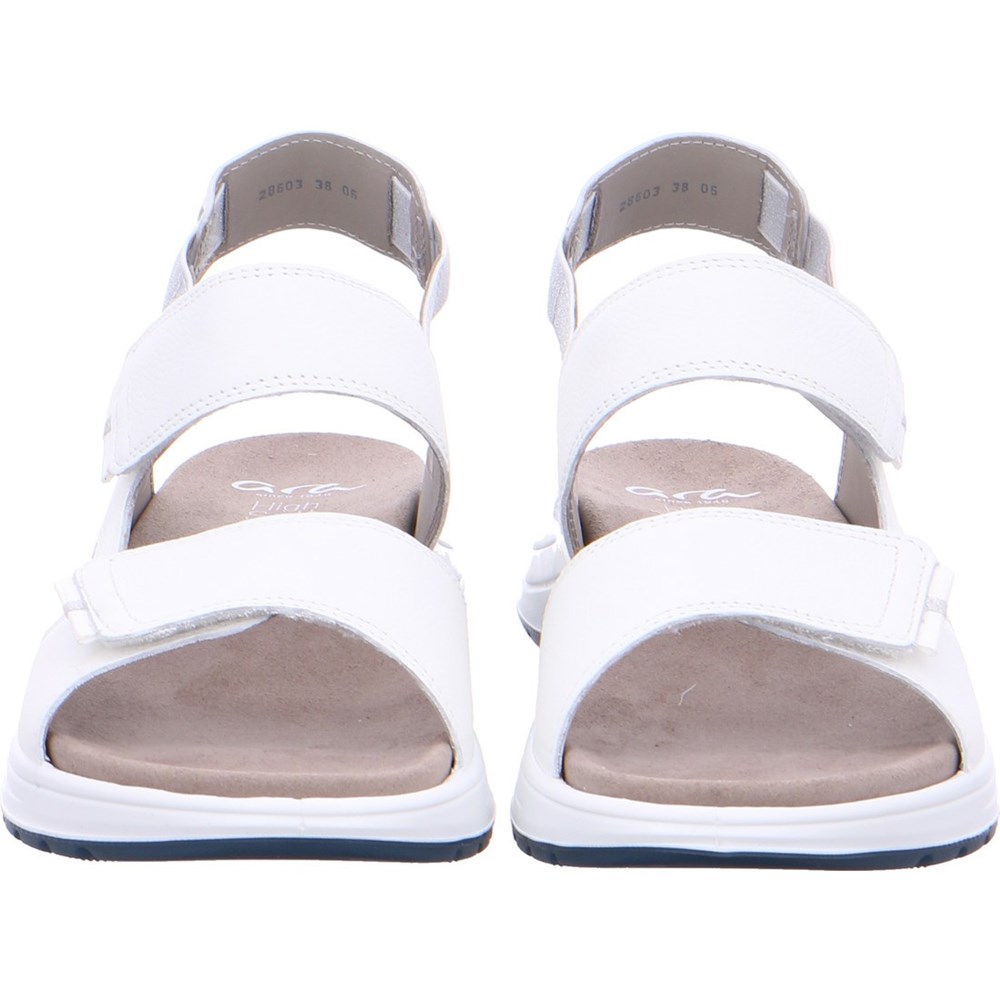 Sandales ARA Panama Blanche Femme | BXG-81816386