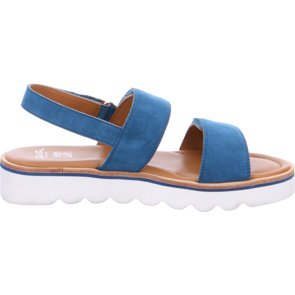 Sandales ARA Genua capri Bleu Femme | IYL-14948480