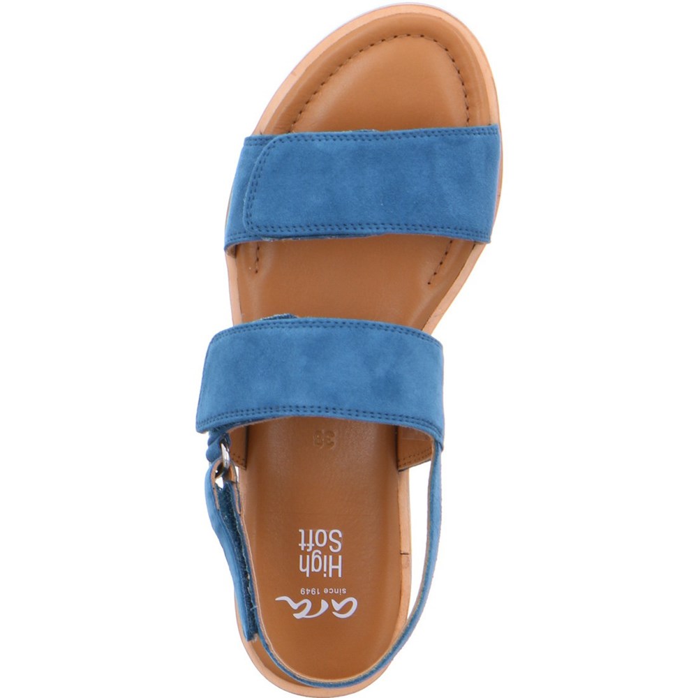 Sandales ARA Genua capri Bleu Femme | IYL-14948480