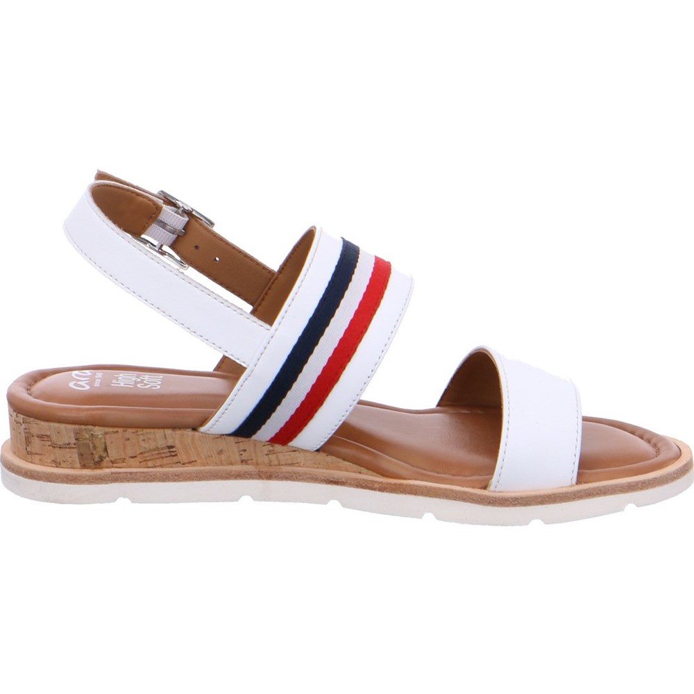 Sandales ARA Wedgeal Carmel Blanche Femme | DZD-11524984