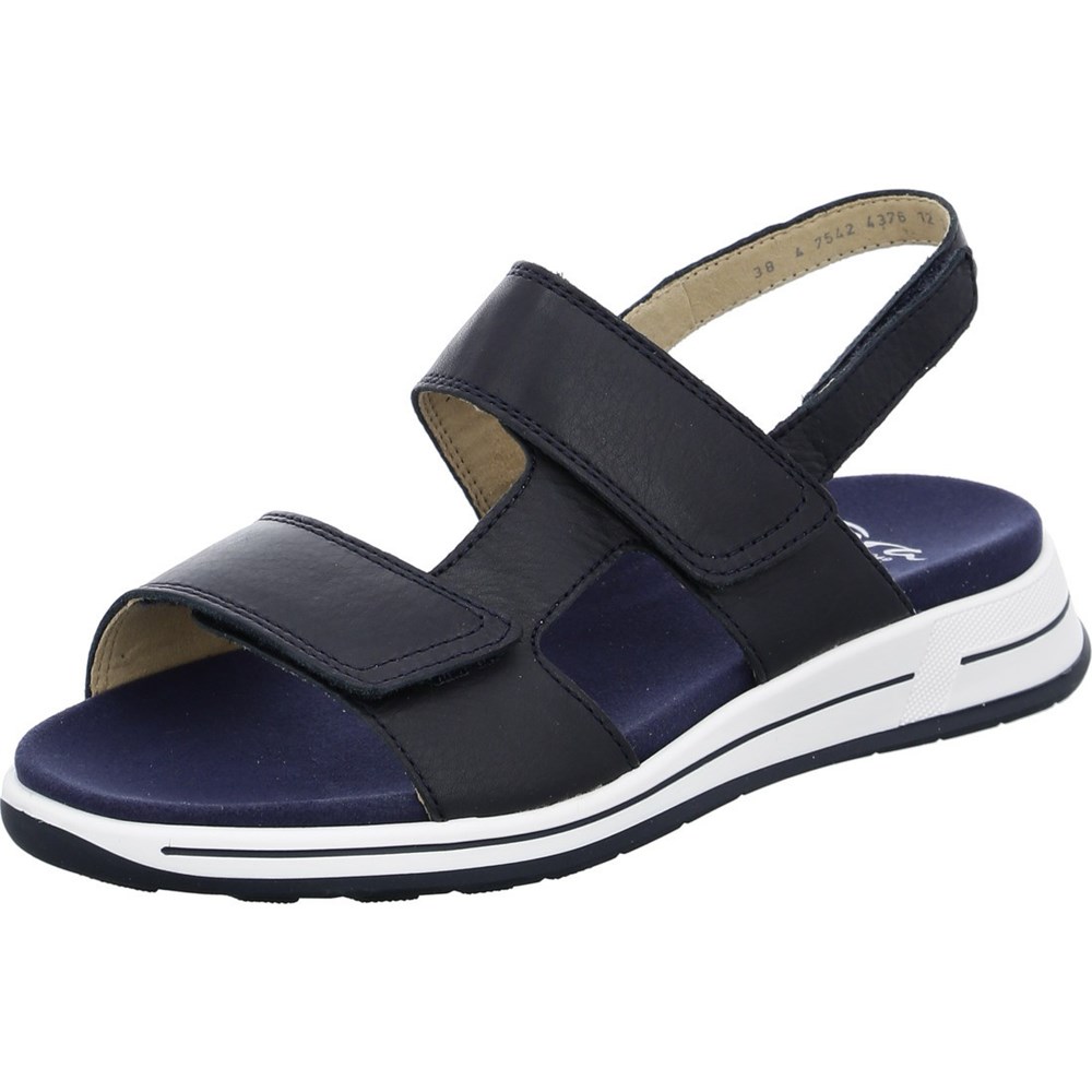 Sandales ARA Osaka Bleu Femme | TWH-51760248