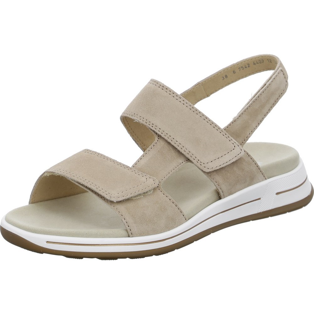 Sandales ARA Osaka Beige Femme | YXA-90111389