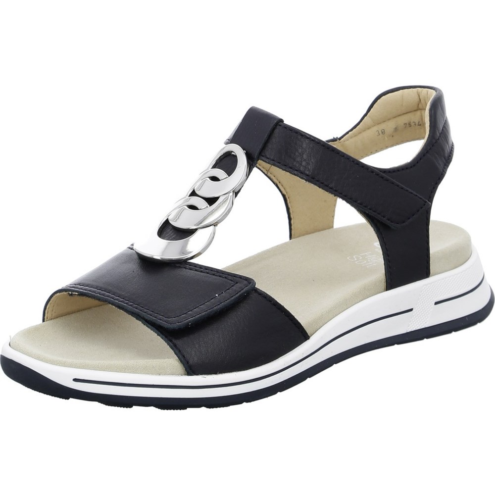 Sandales ARA Osaka Bleu Femme | TLE-23811250