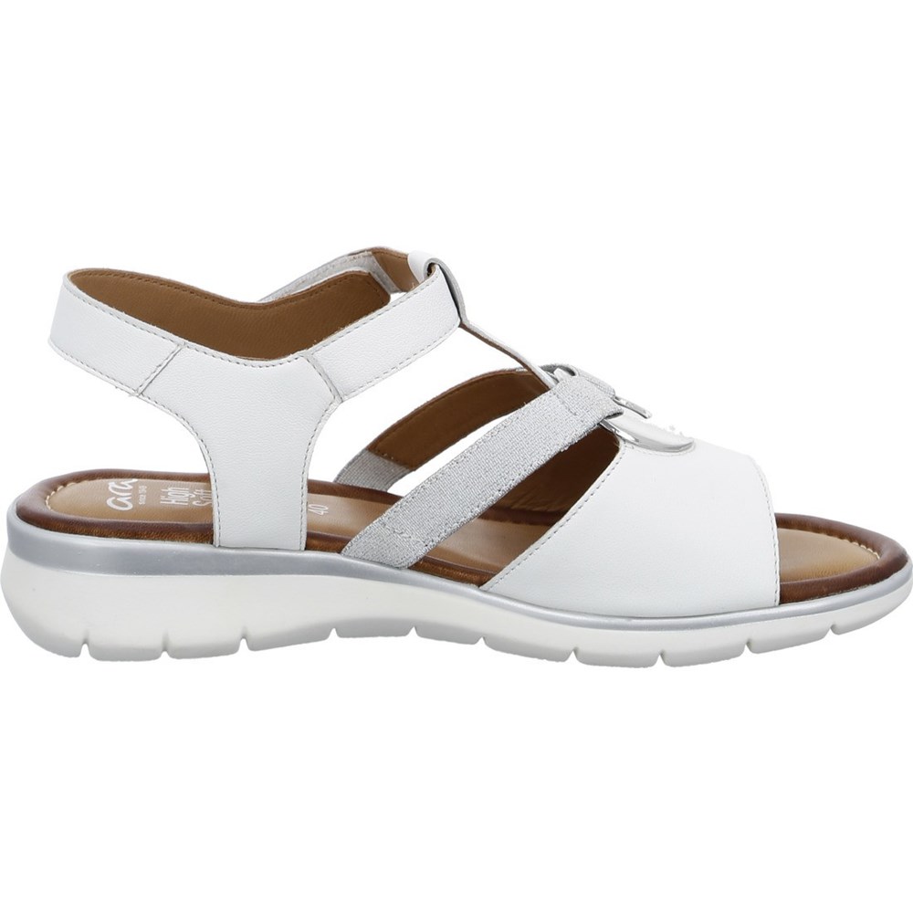 Sandales ARA Kreta Blanche Femme | BML-93329556