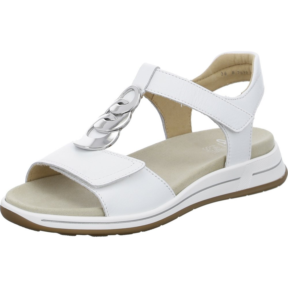 Sandales ARA Osaka Blanche Femme | RTC-40581753