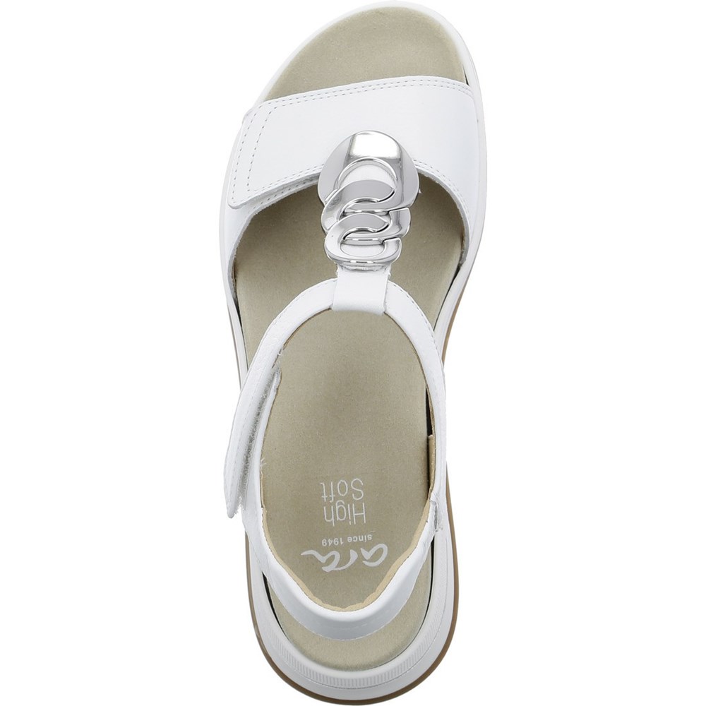 Sandales ARA Osaka Blanche Femme | RTC-40581753