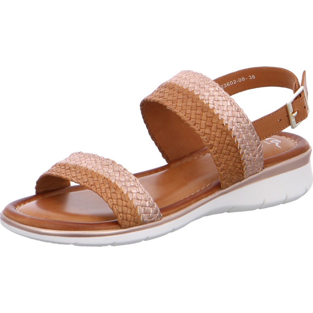 Sandales ARA Kreta cognac Marron Femme | UBS-03364187