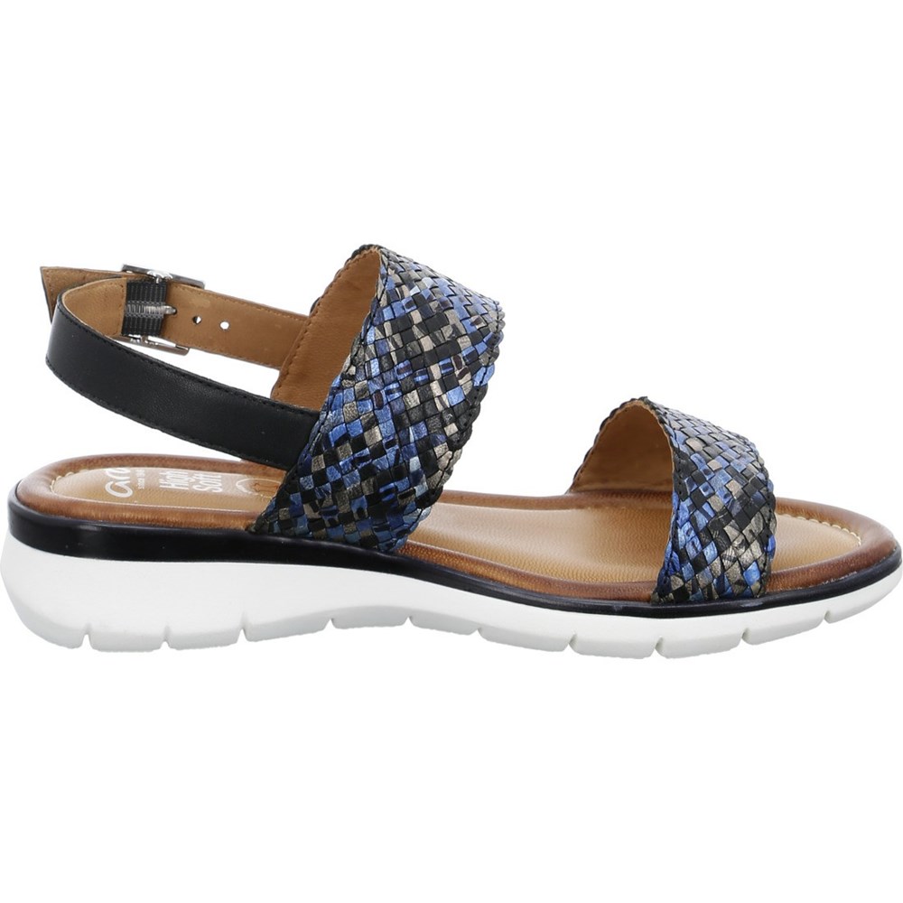 Sandales ARA Kreta Bleu Femme | AWS-91701548