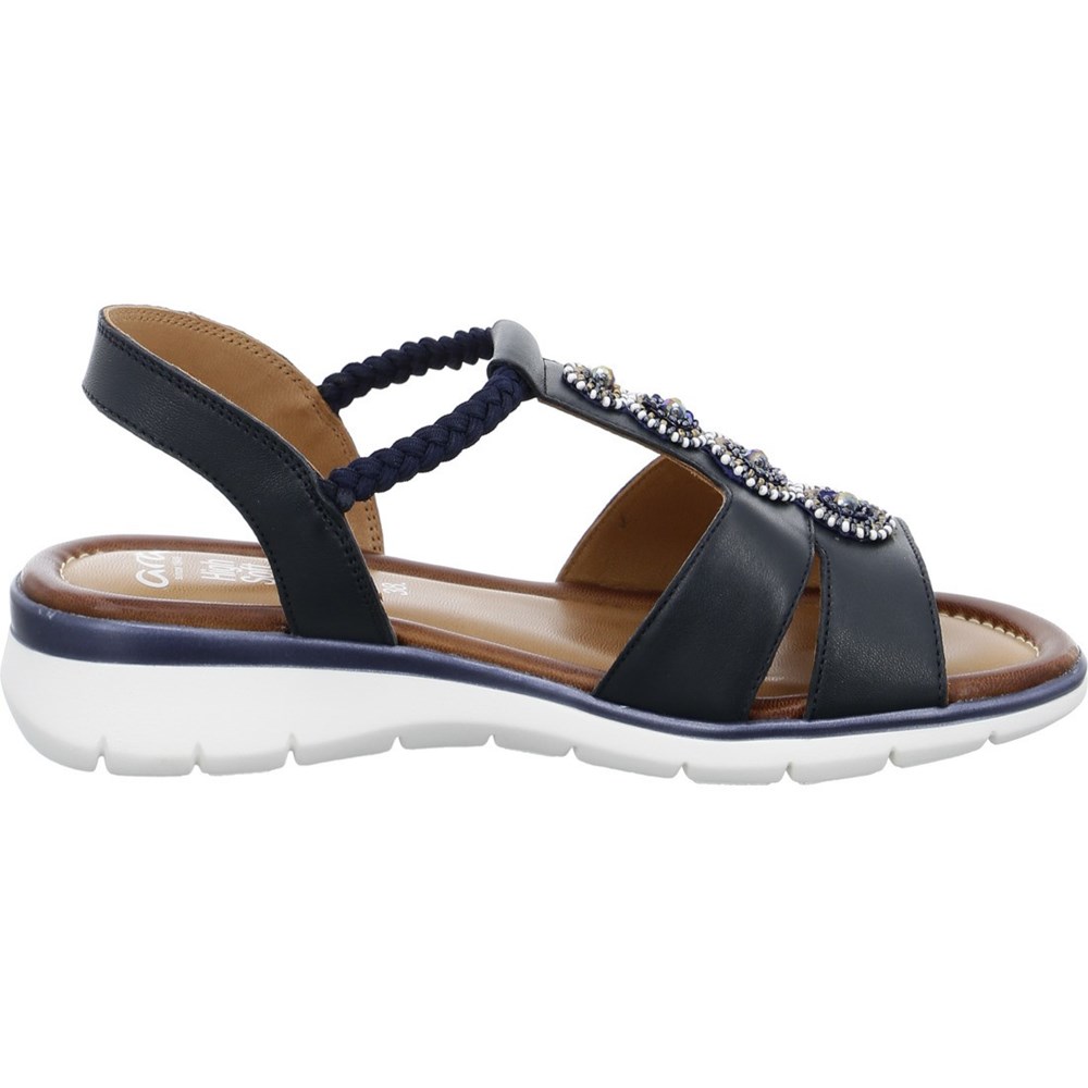 Sandales ARA Kreta Bleu Femme | KLC-13103374