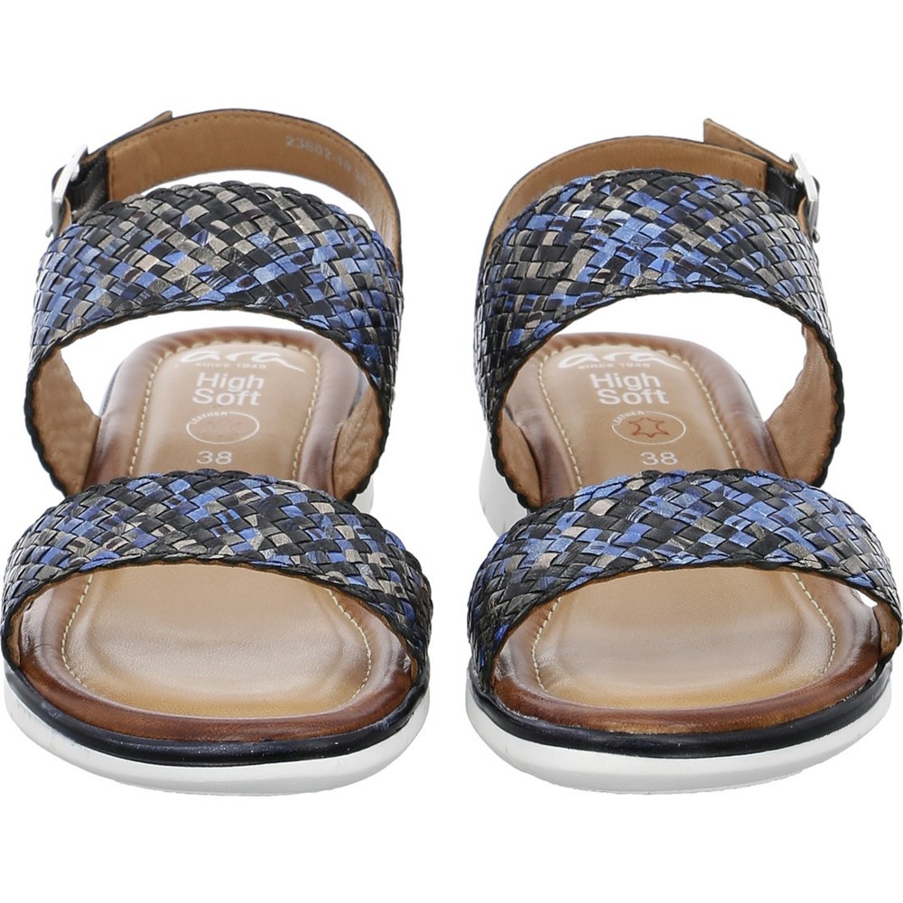 Sandales ARA Kreta Bleu Femme | AWS-91701548