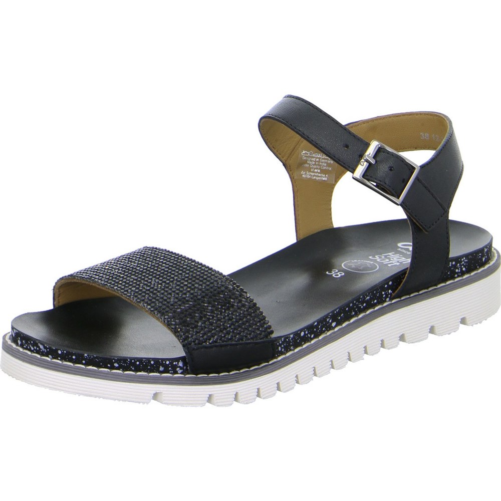 Sandales ARA Kent-Sport Noir Femme | XYU-25845911