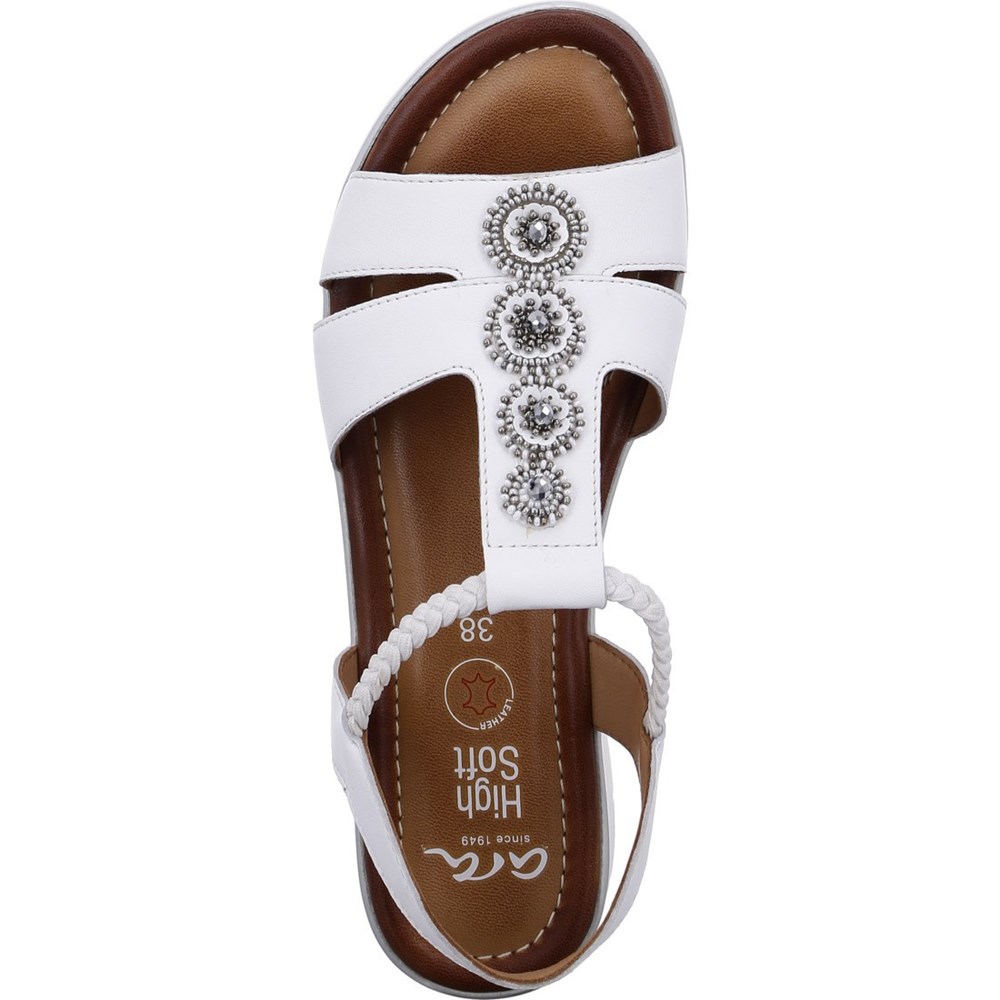 Sandales ARA Kreta Blanche Femme | MUS-12136130