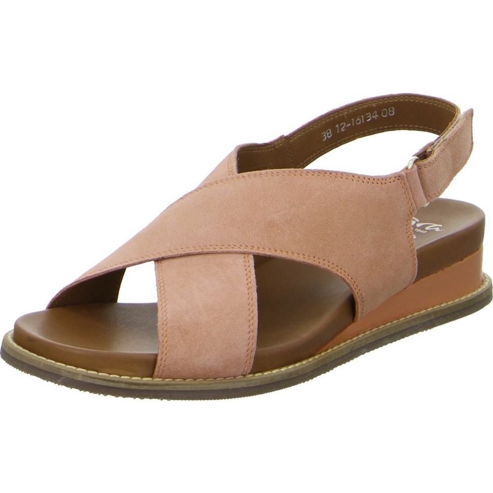 Sandales ARA Kos peach Marron Femme | IQR-17863780