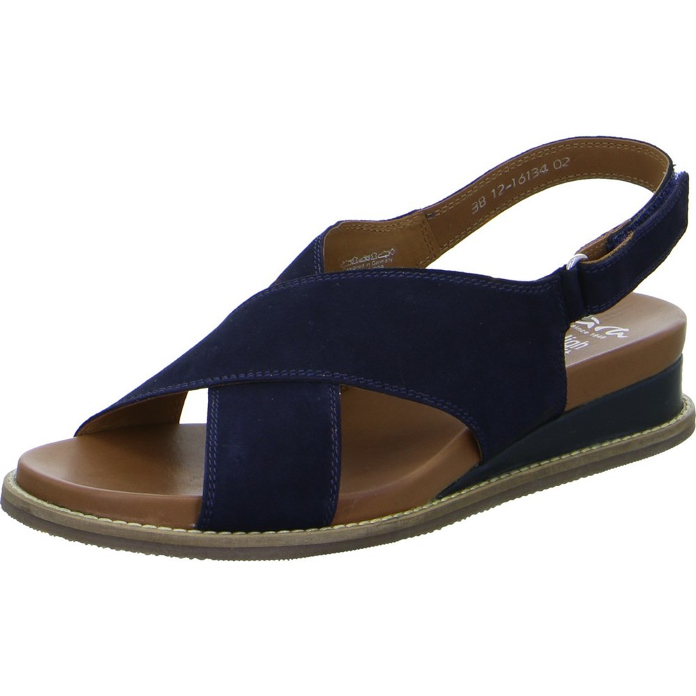 Sandales ARA Kos Bleu Femme | FZB-09215402