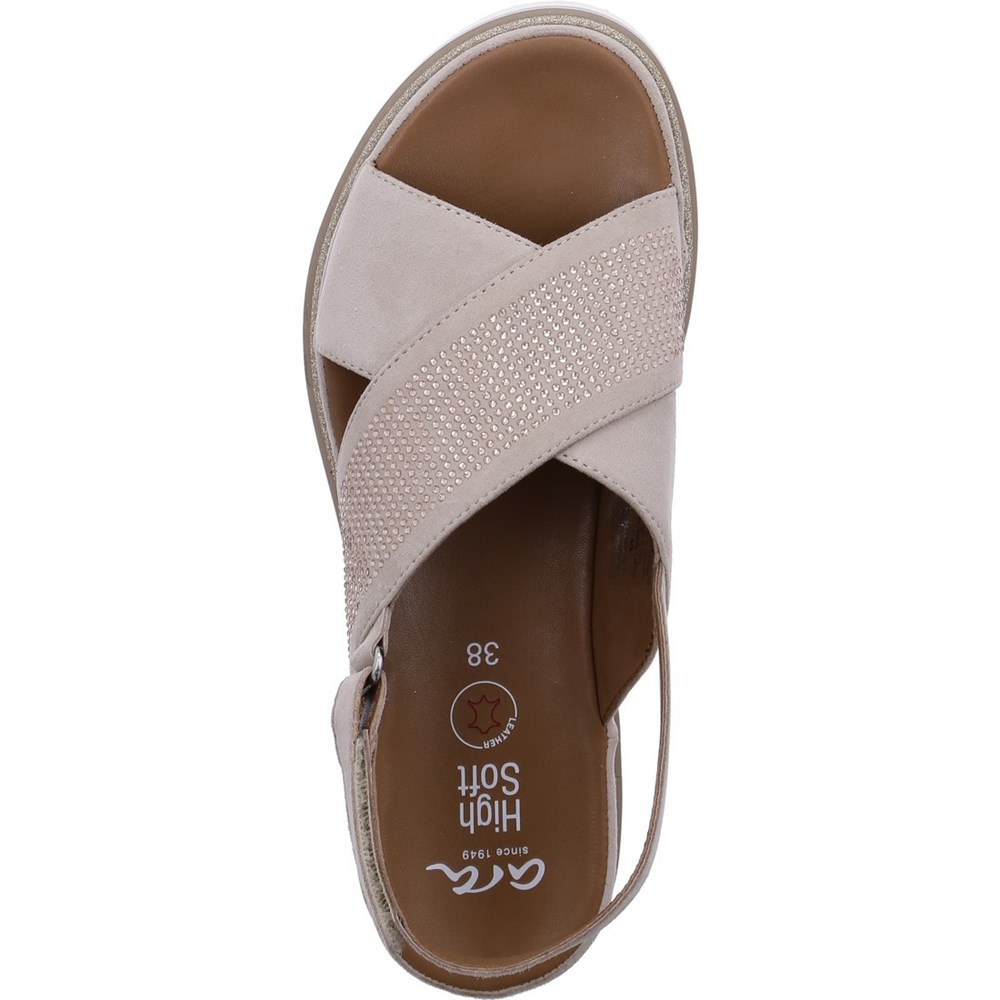 Sandales ARA Dubai Beige Femme | FIR-08600362