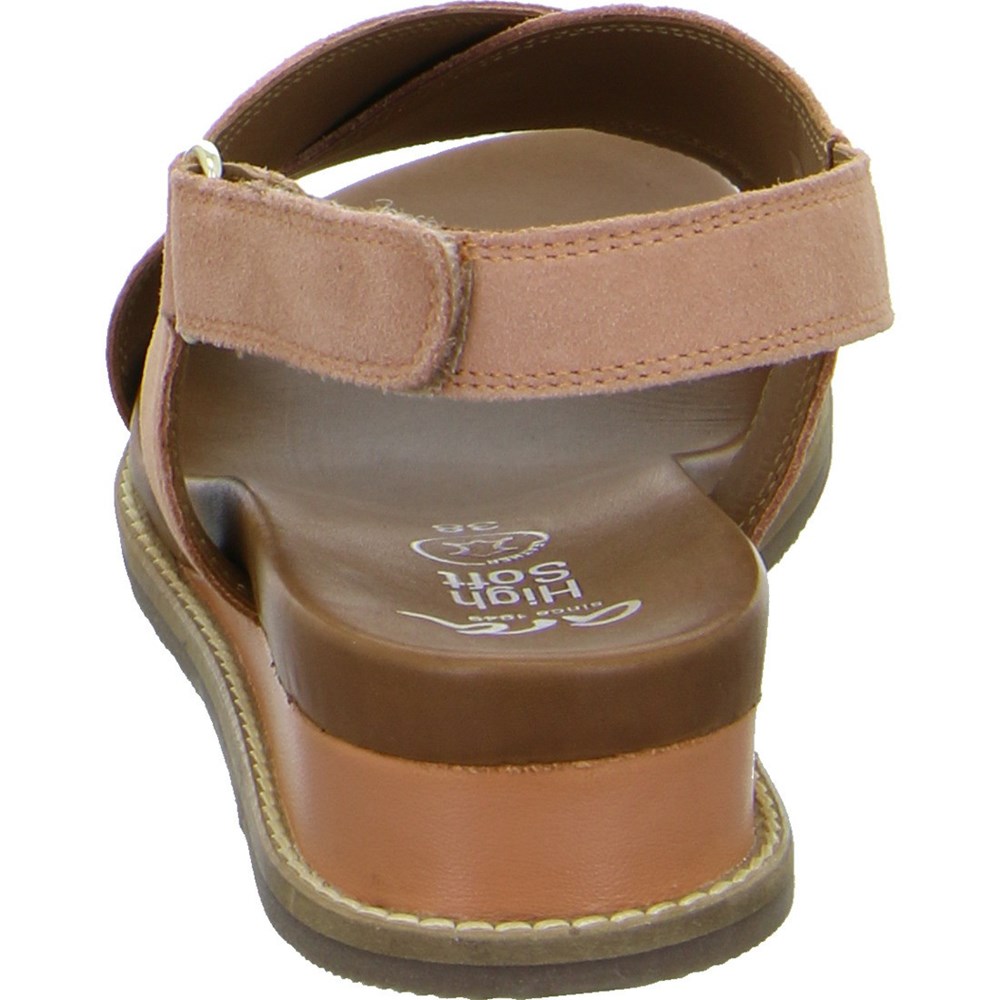 Sandales ARA Kos peach Marron Femme | IQR-17863780