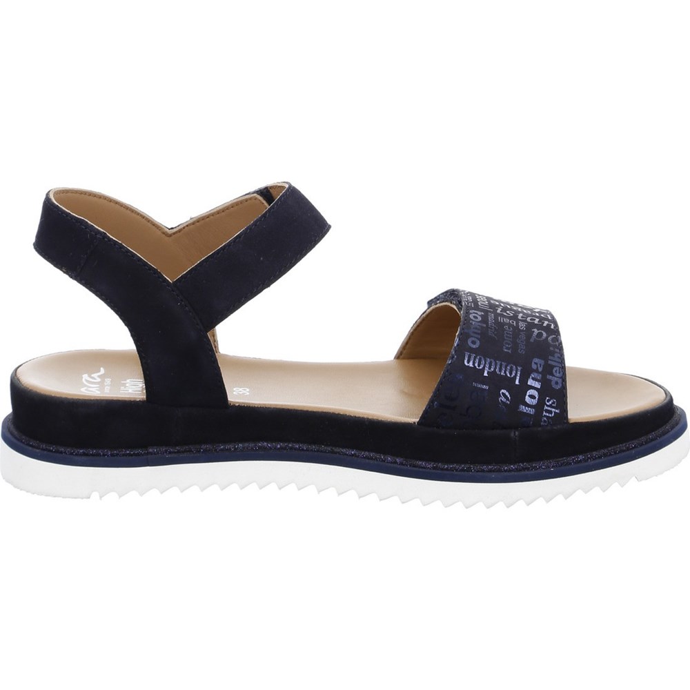 Sandales ARA Dubai Bleu Femme | HTN-96208360