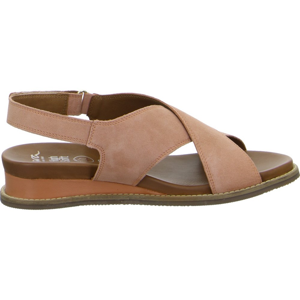 Sandales ARA Kos peach Marron Femme | IQR-17863780