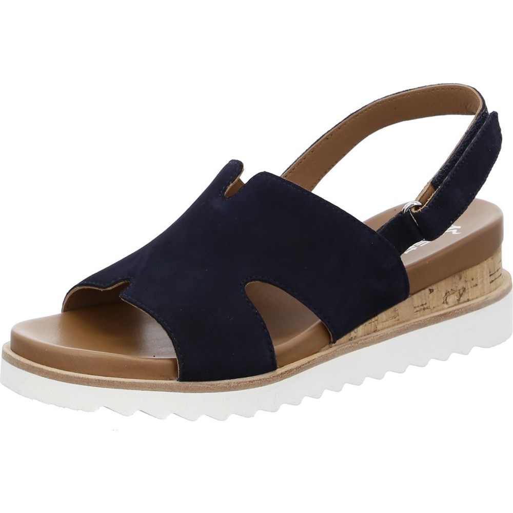 Sandales ARA Valencia Bleu Femme | JNA-51617862