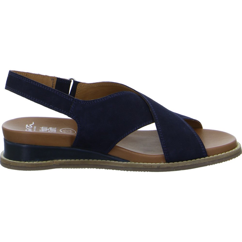 Sandales ARA Kos Bleu Femme | FZB-09215402