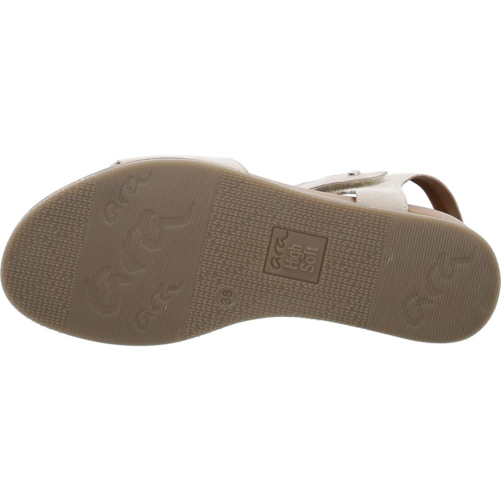 Sandales ARA Kos Beige Femme | ASL-51401673