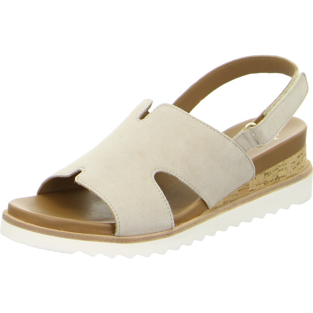 Sandales ARA Valencia Beige Femme | BWC-64610493