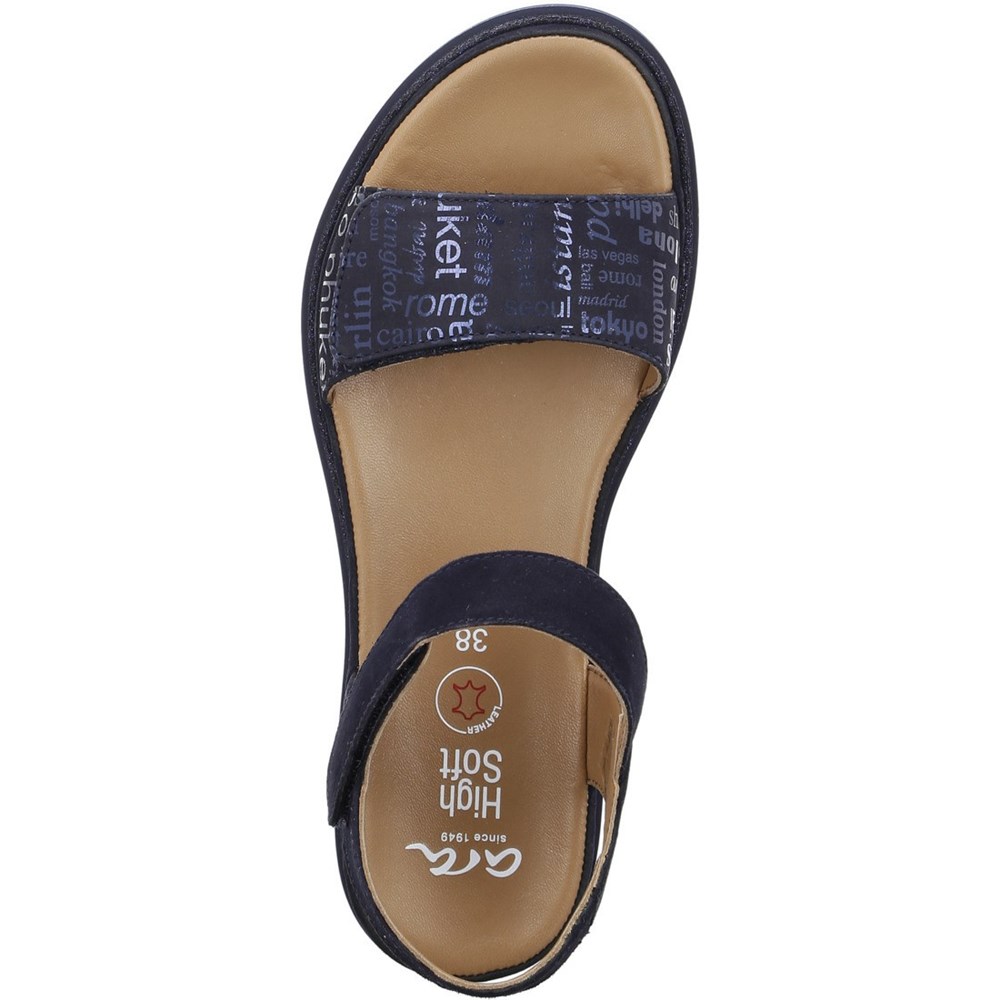 Sandales ARA Dubai Bleu Femme | HTN-96208360