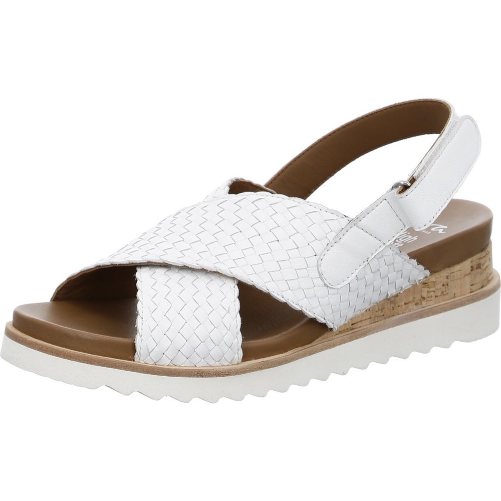 Sandales ARA Valencia Blanche Femme | YLA-82802477