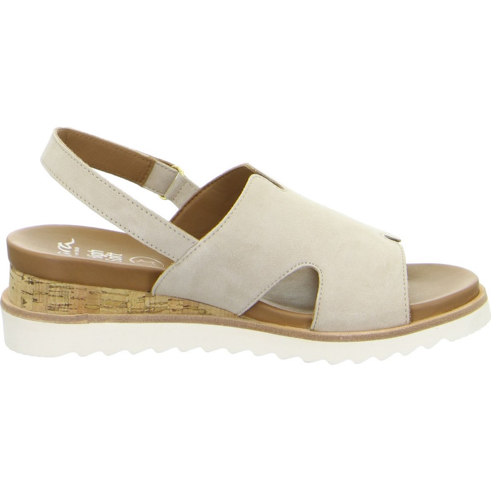 Sandales ARA Valencia Beige Femme | BWC-64610493