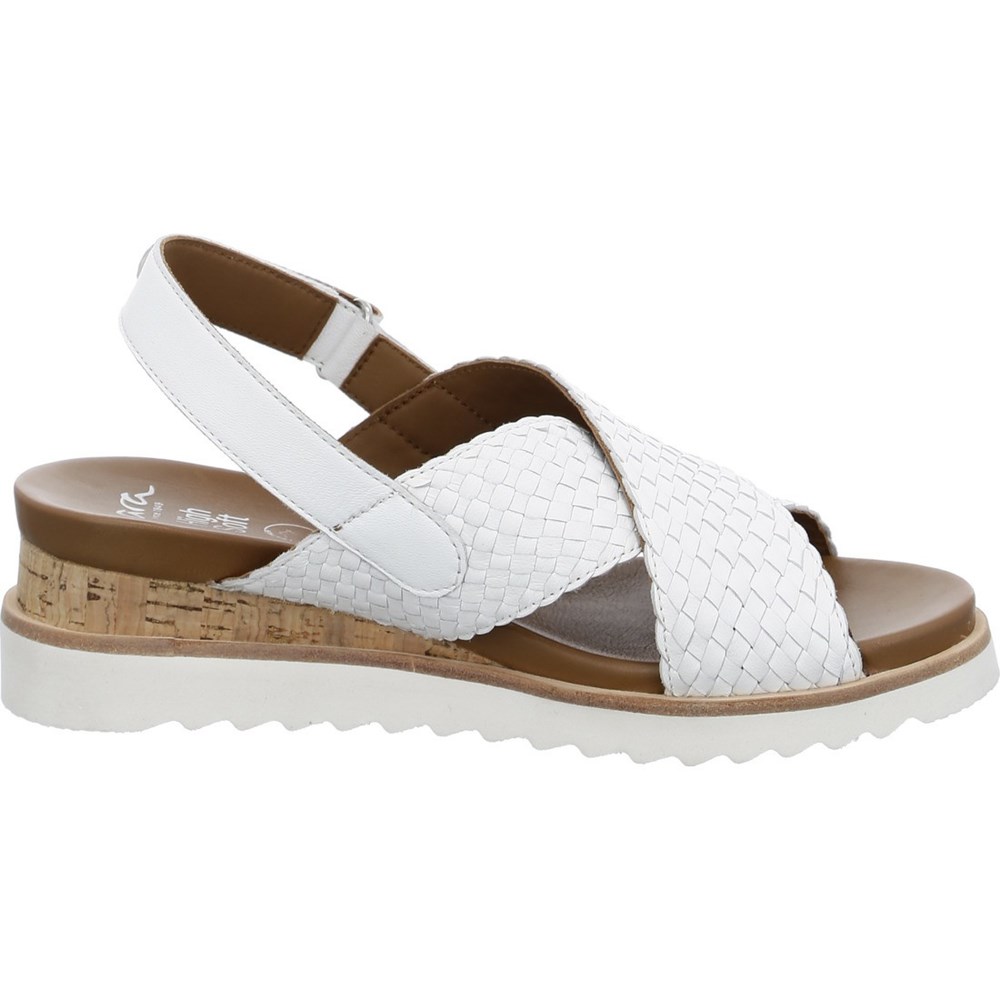 Sandales ARA Valencia Blanche Femme | YLA-82802477