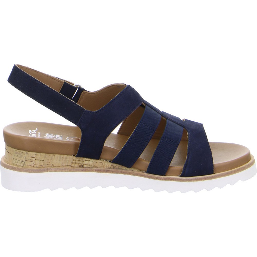 Sandales ARA Valencia Bleu Femme | MEN-73272444