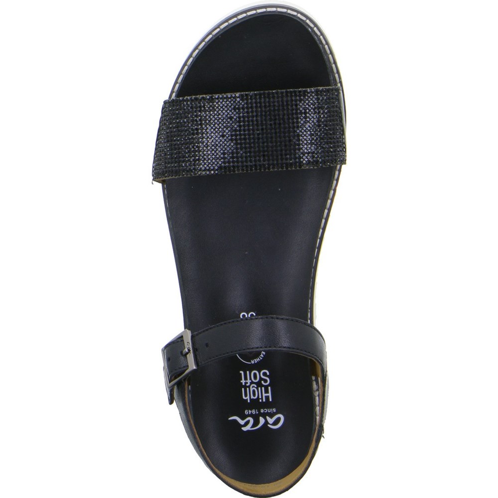 Sandales ARA Kent-Sport Noir Femme | XYU-25845911