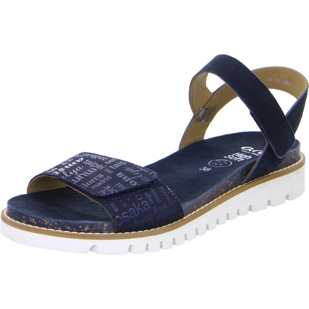 Sandales ARA Kent-Sport Bleu Femme | KPL-16337675