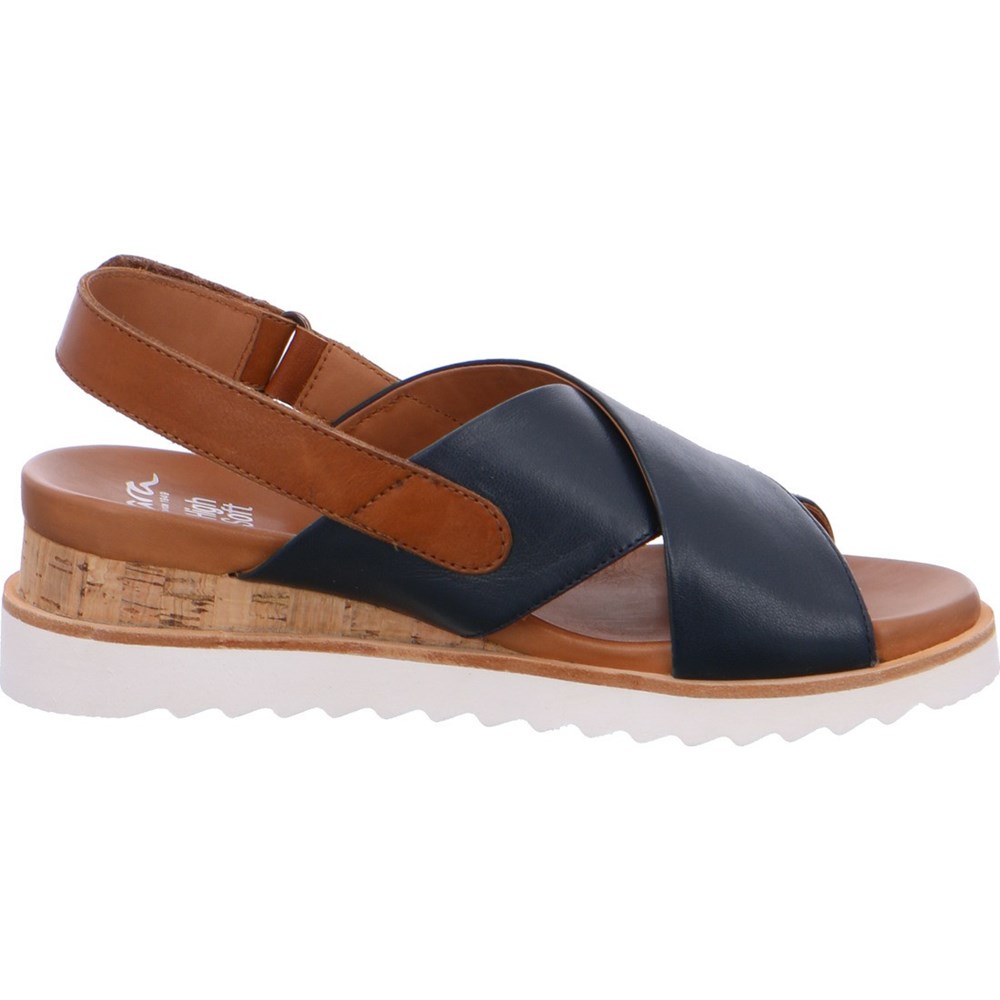 Sandales ARA Valencia Bleu Femme | ZBK-46691711