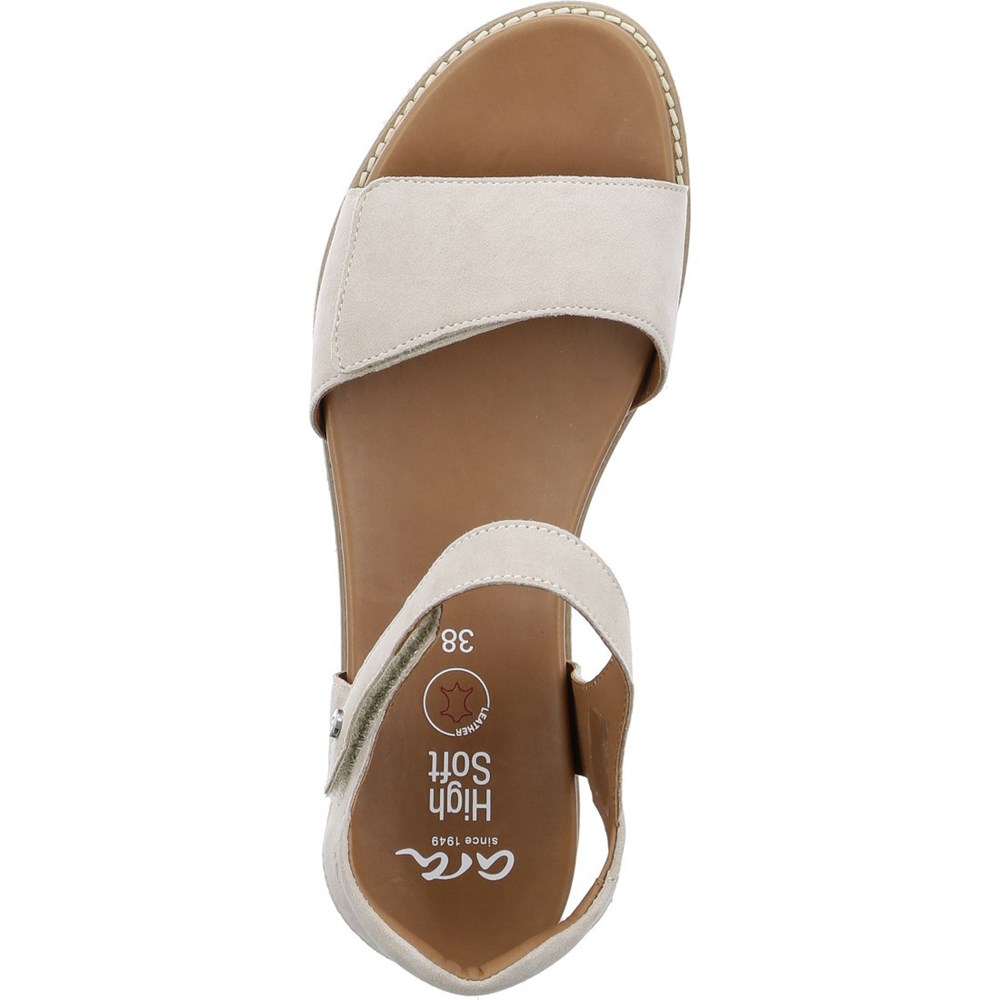 Sandales ARA Kos Beige Femme | ASL-51401673