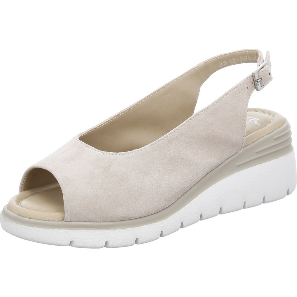 Sandales ARA Rimini Beige Femme | VJG-64463623