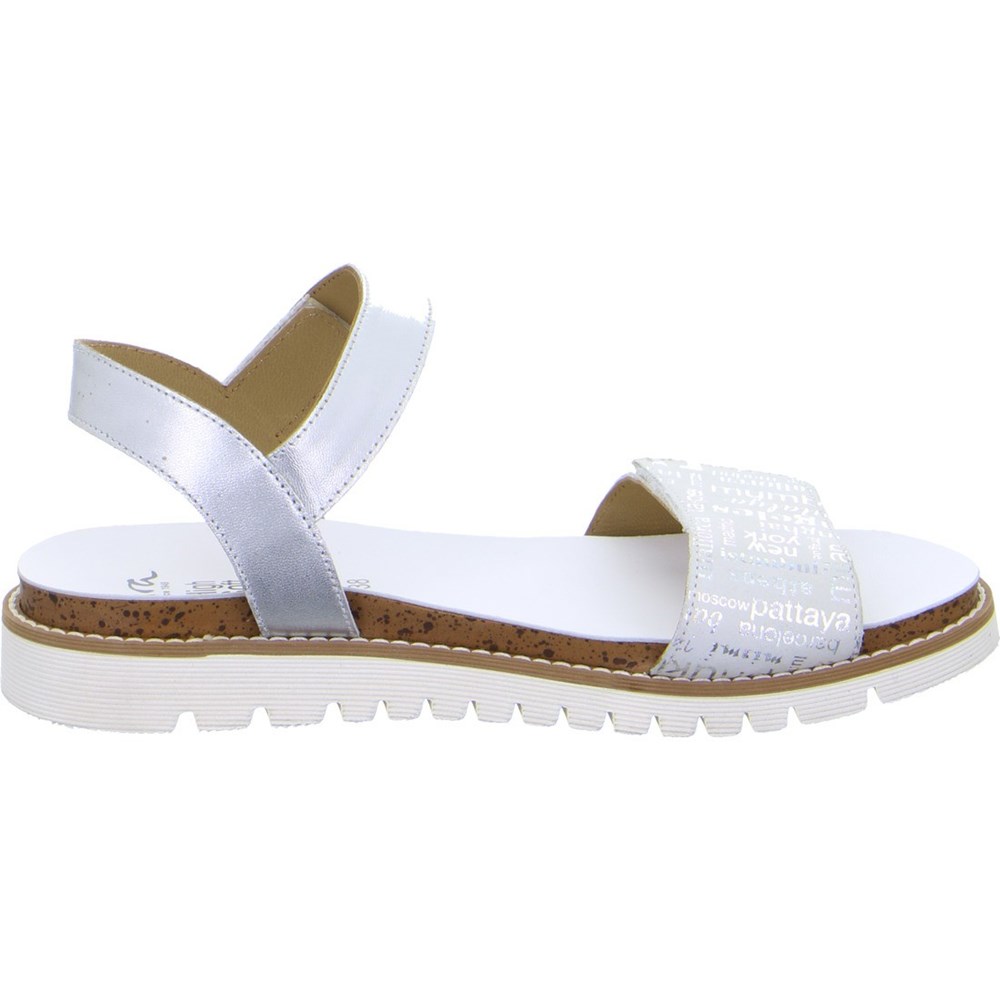 Sandales ARA Kent-Sport nebbia Blanche Femme | LJY-26448621