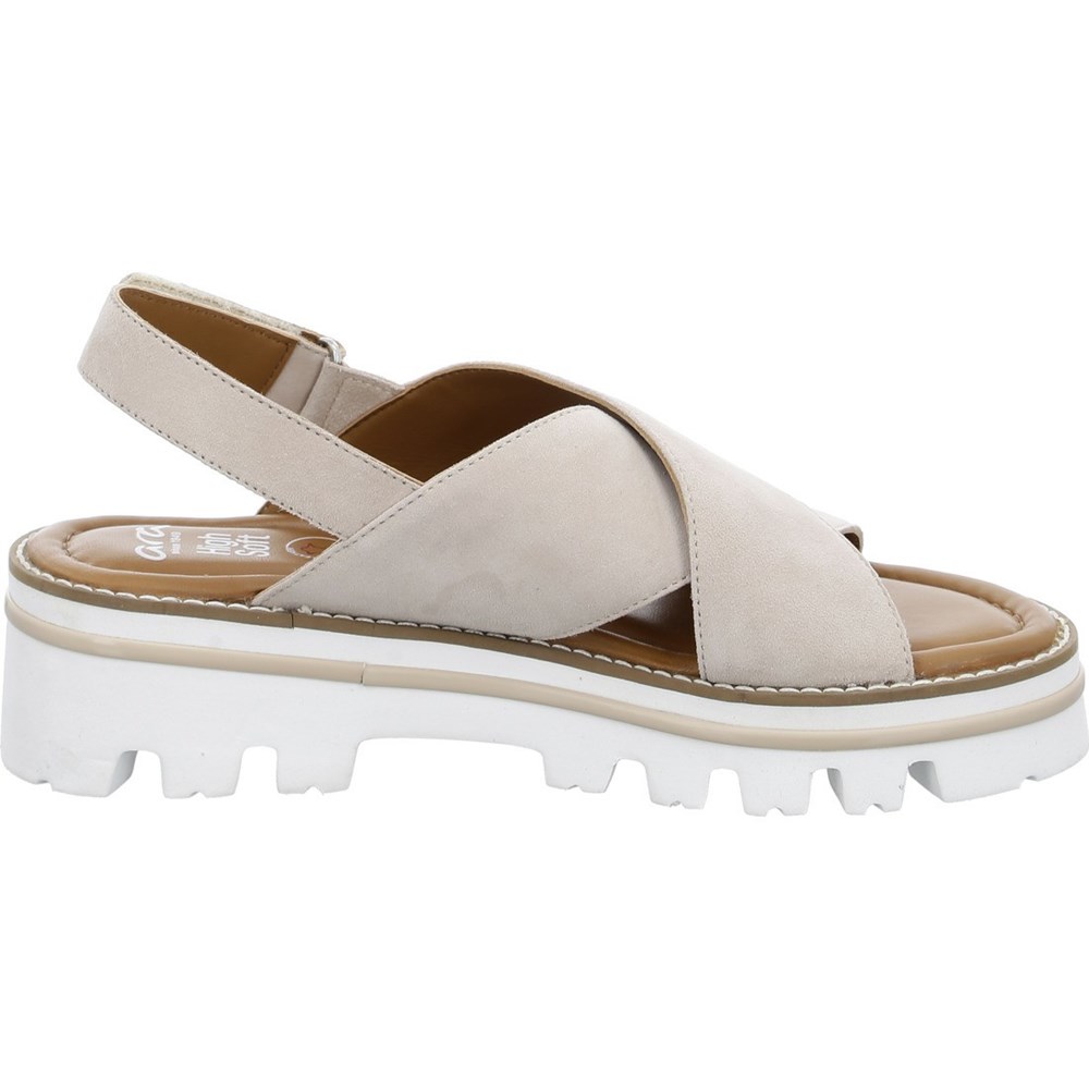 Sandales ARA Kopenhagen Beige Femme | USF-88310990