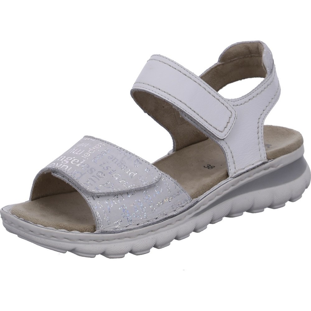 Sandales ARA Tampa nebbia Blanche Femme | PZP-30773095