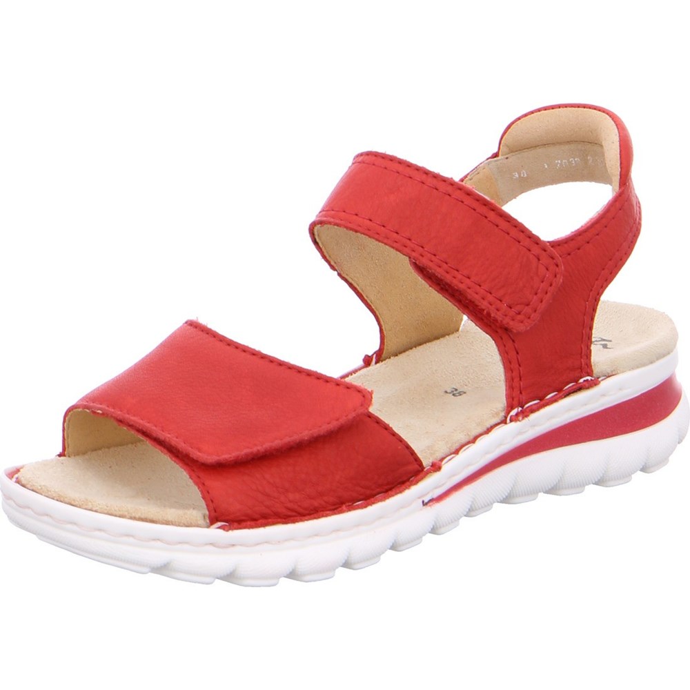 Sandales ARA Tampa Rouge Femme | DYL-03607325