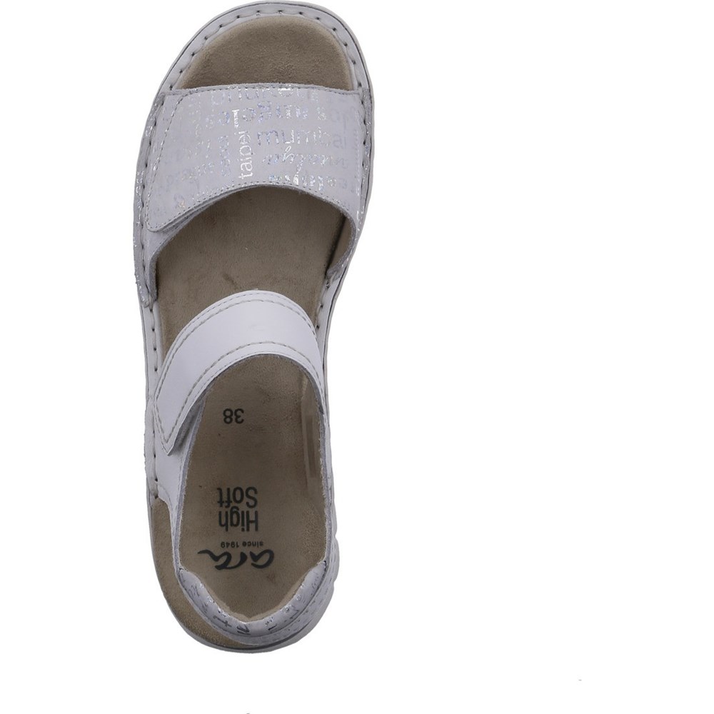 Sandales ARA Tampa nebbia Blanche Femme | PZP-30773095