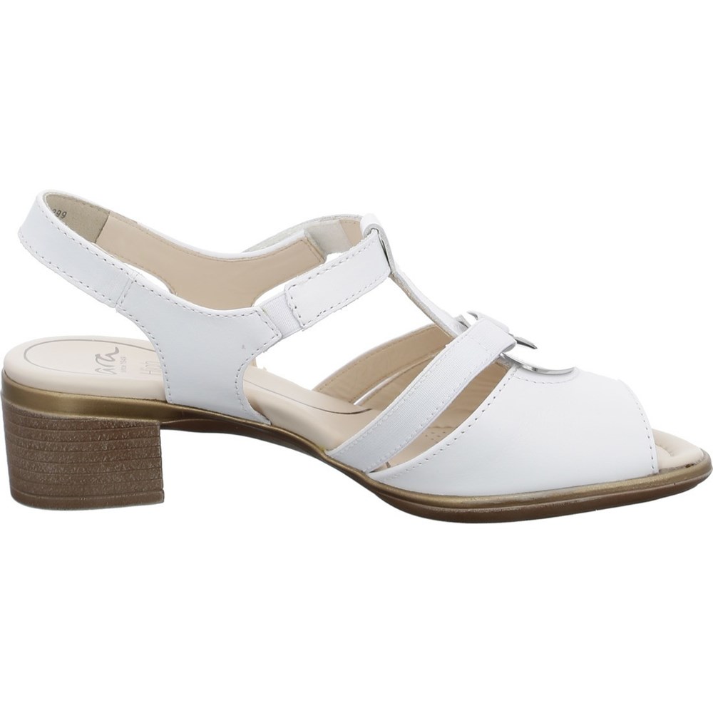 Sandales ARA Lugano Blanche Femme | SHS-07950554