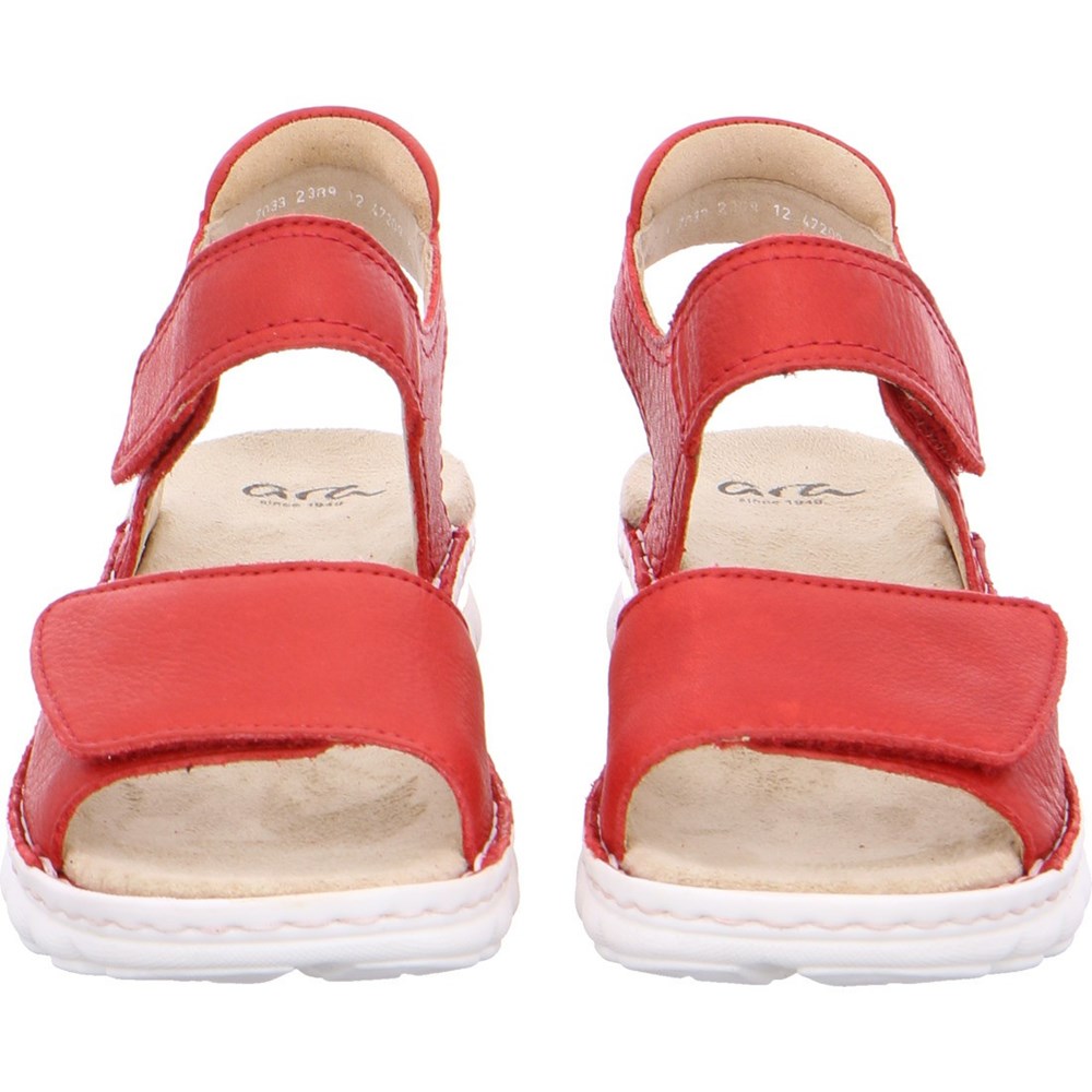 Sandales ARA Tampa Rouge Femme | DYL-03607325