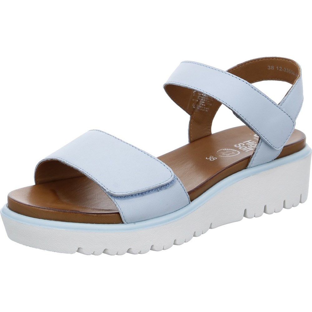 Sandales ARA Bilbao aqua Bleu Femme | RZM-53480243